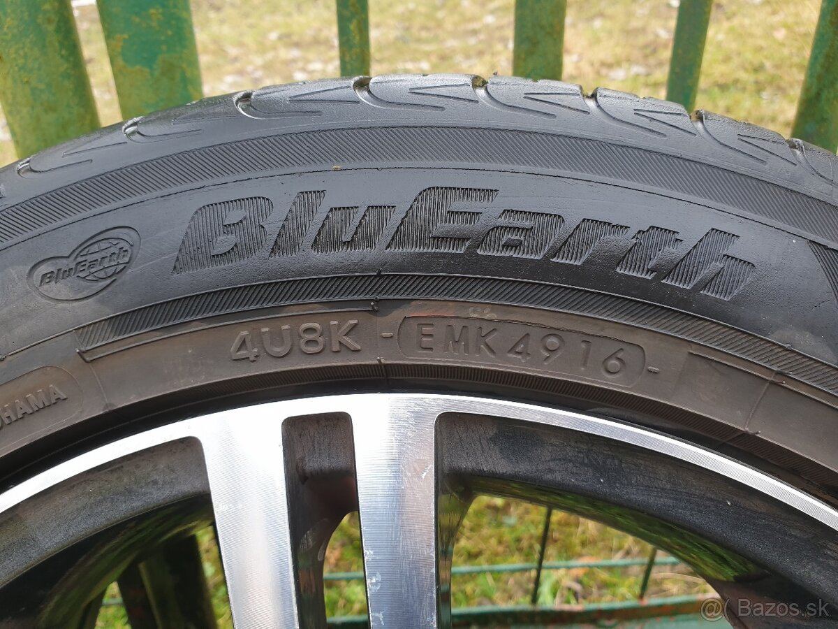 Predám disky (Elektróny) s letnými pneumatikami 205/55/R16 - 3