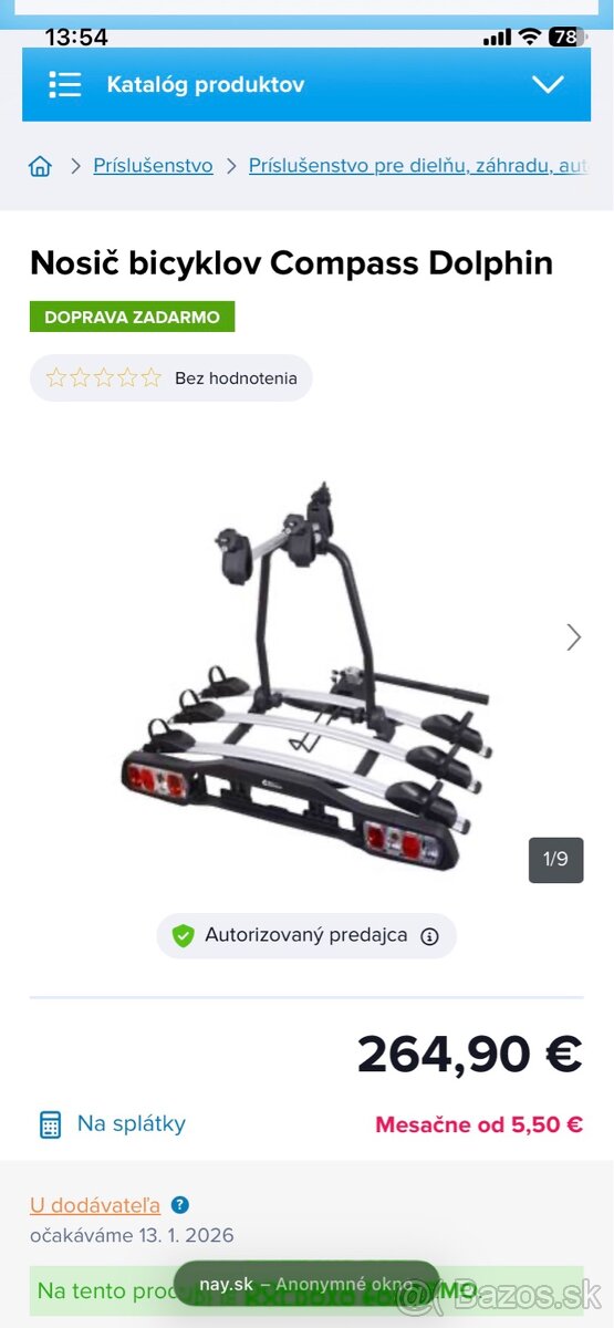 Predám nosič na 3 bicykle - 3