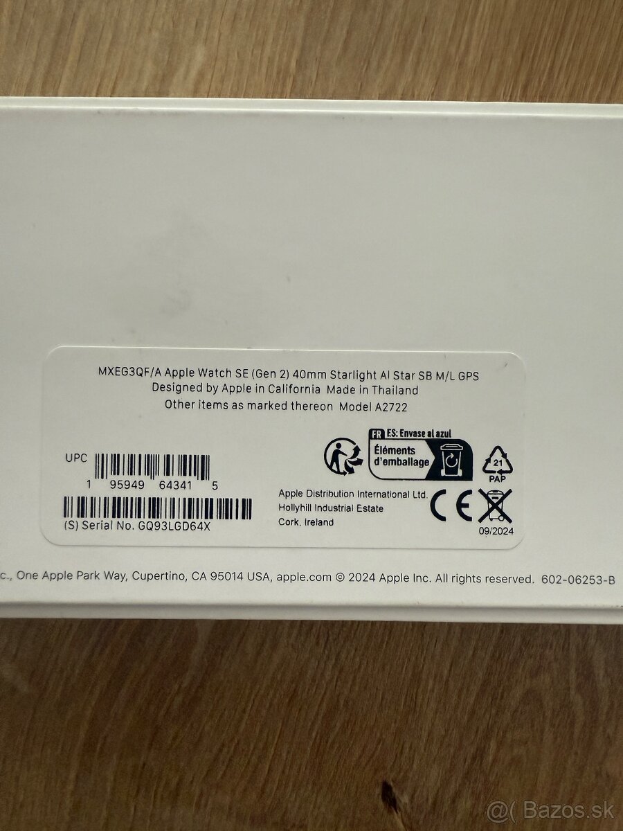 Apple Watch SE 40mm gen.2 Starlight - 3