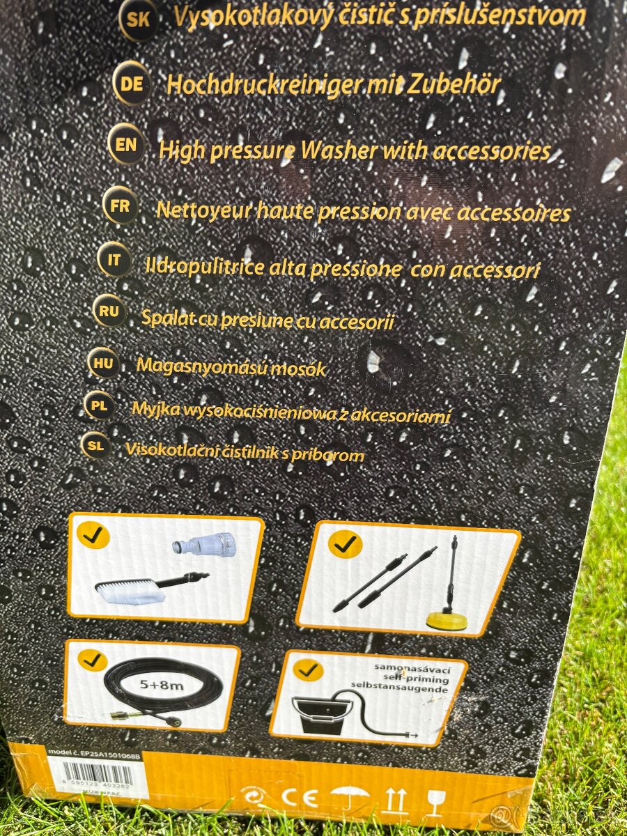 Predám vysokotlakový čistič Rival pro 150 set - 3