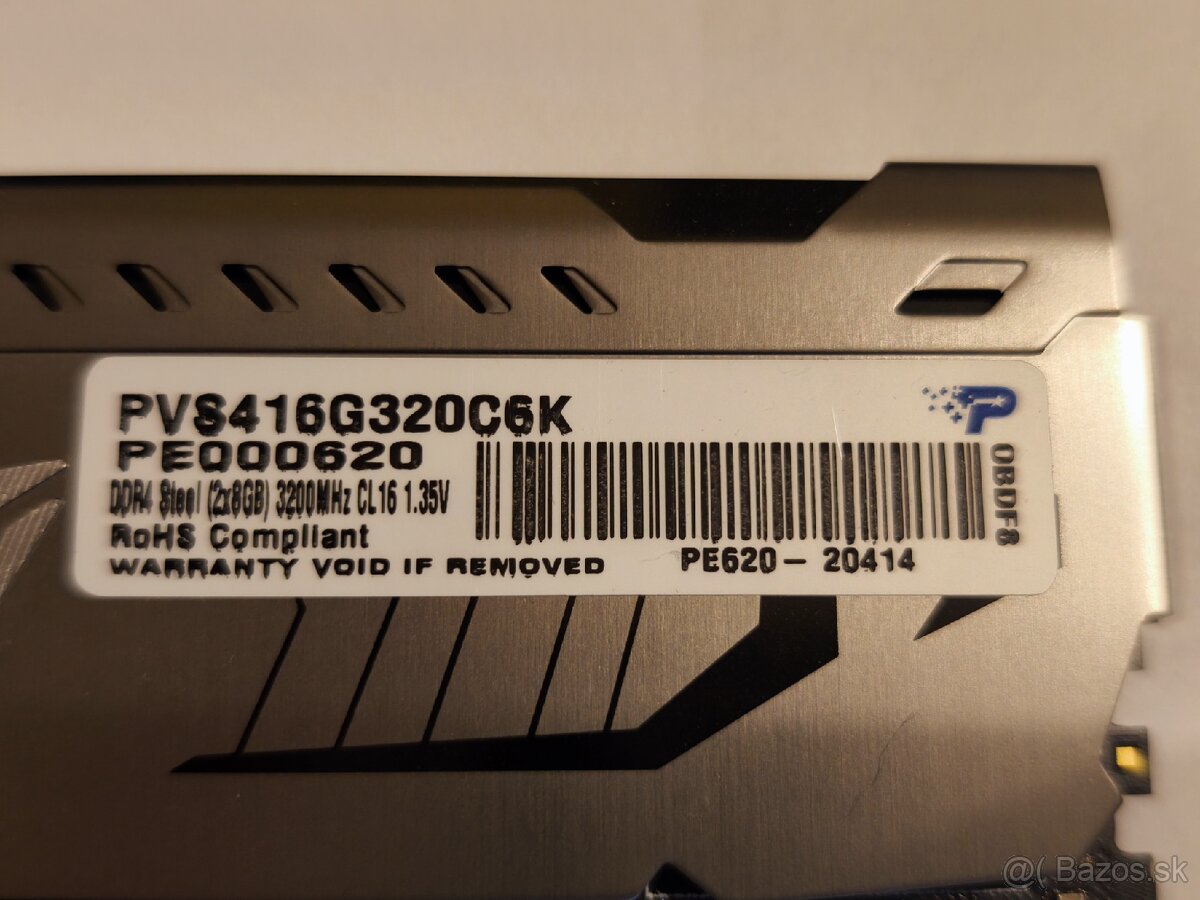 Pamäte RAM 16GB Kit DDR4 - 3