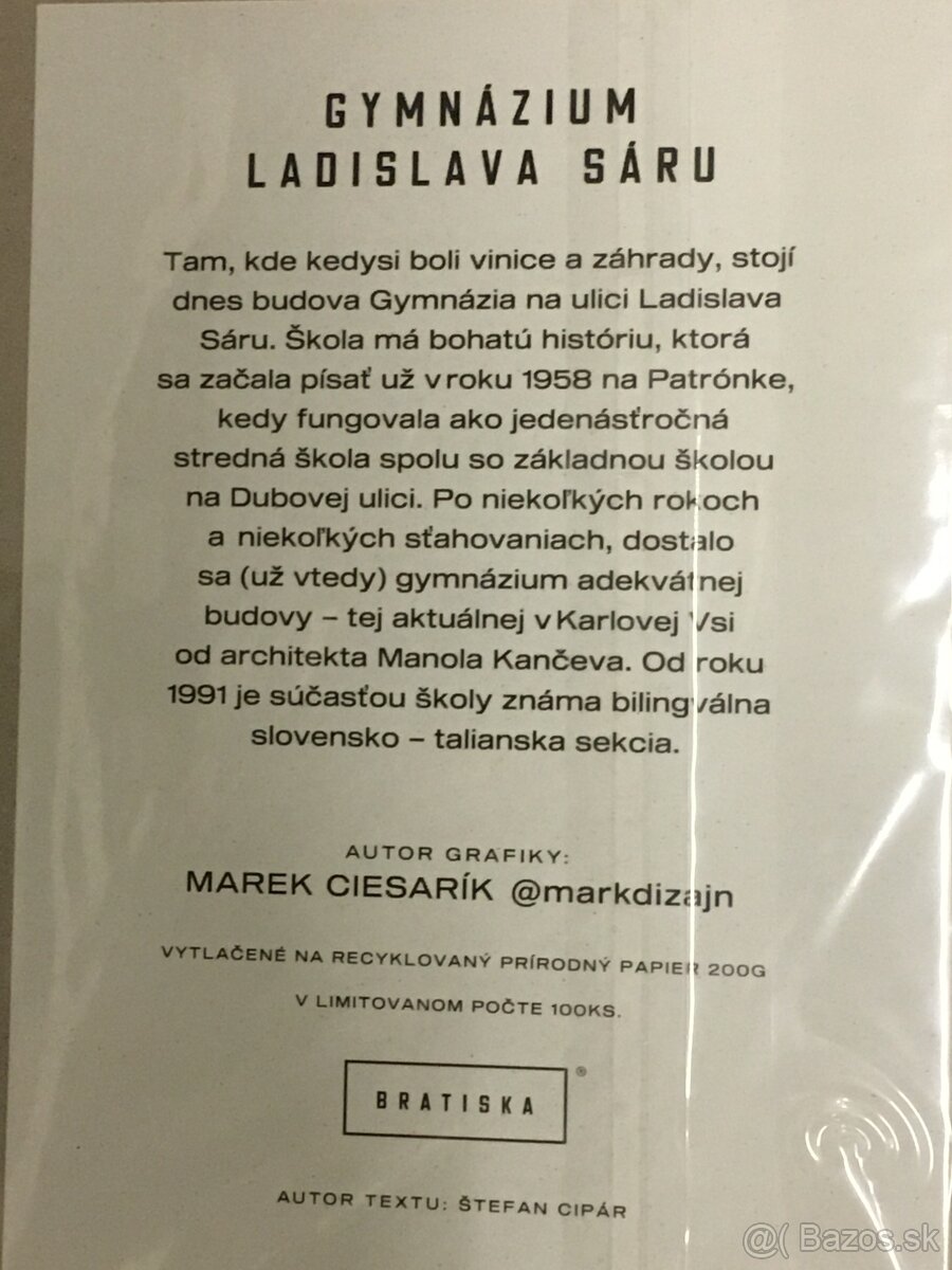 BRATISKA Gymnázium Ladislava Sáru - 3