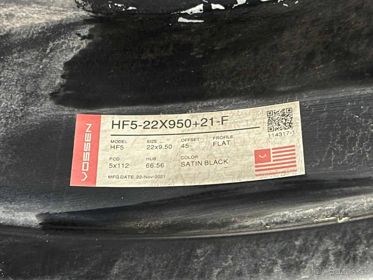 4x komplety R22 Vossen HF5 - 3