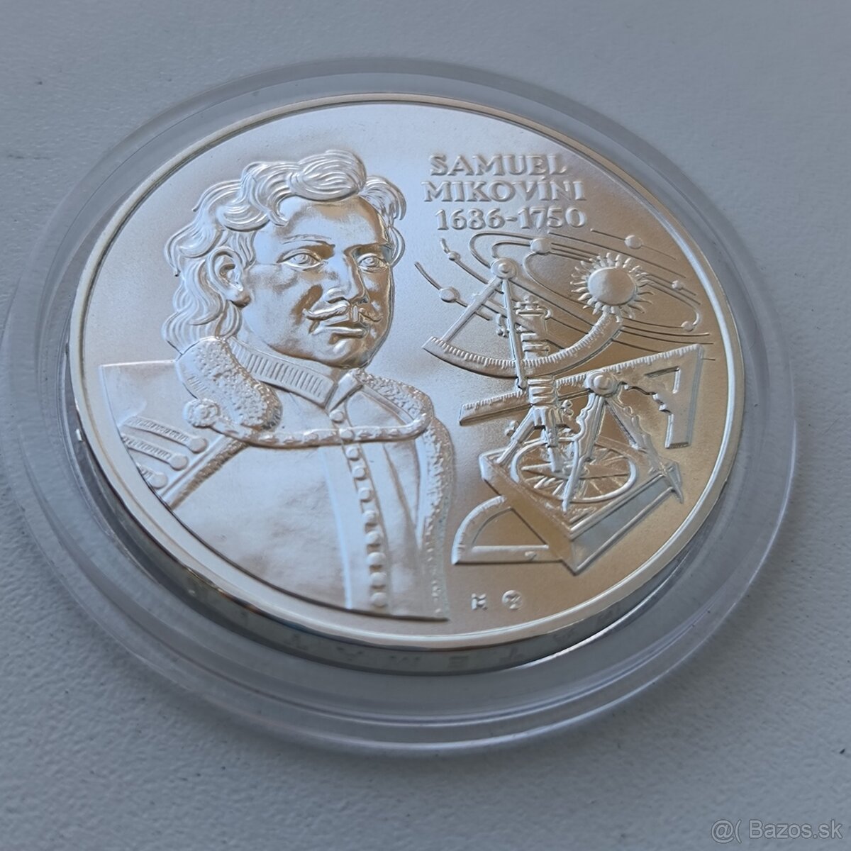 Strieborná minca 500 SK Samuel Mikovíni r. 2000 - 3