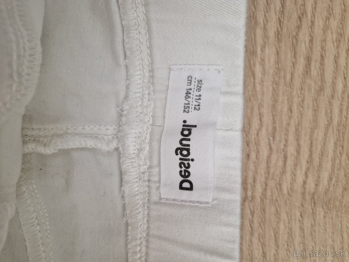 Biele nohavice Desigual.146/152 - 3