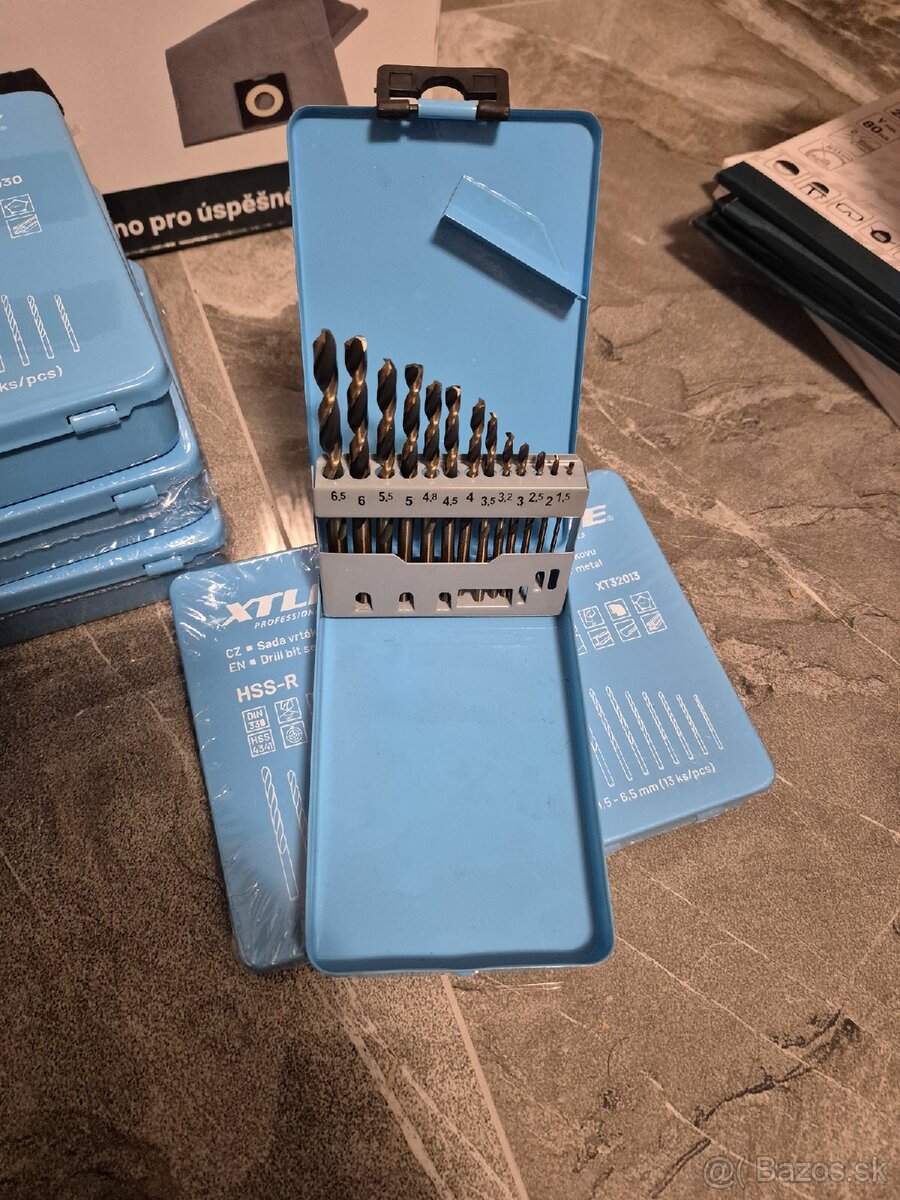 Sady vrtákov do kovu XT Line v plechovej krabičke - 3