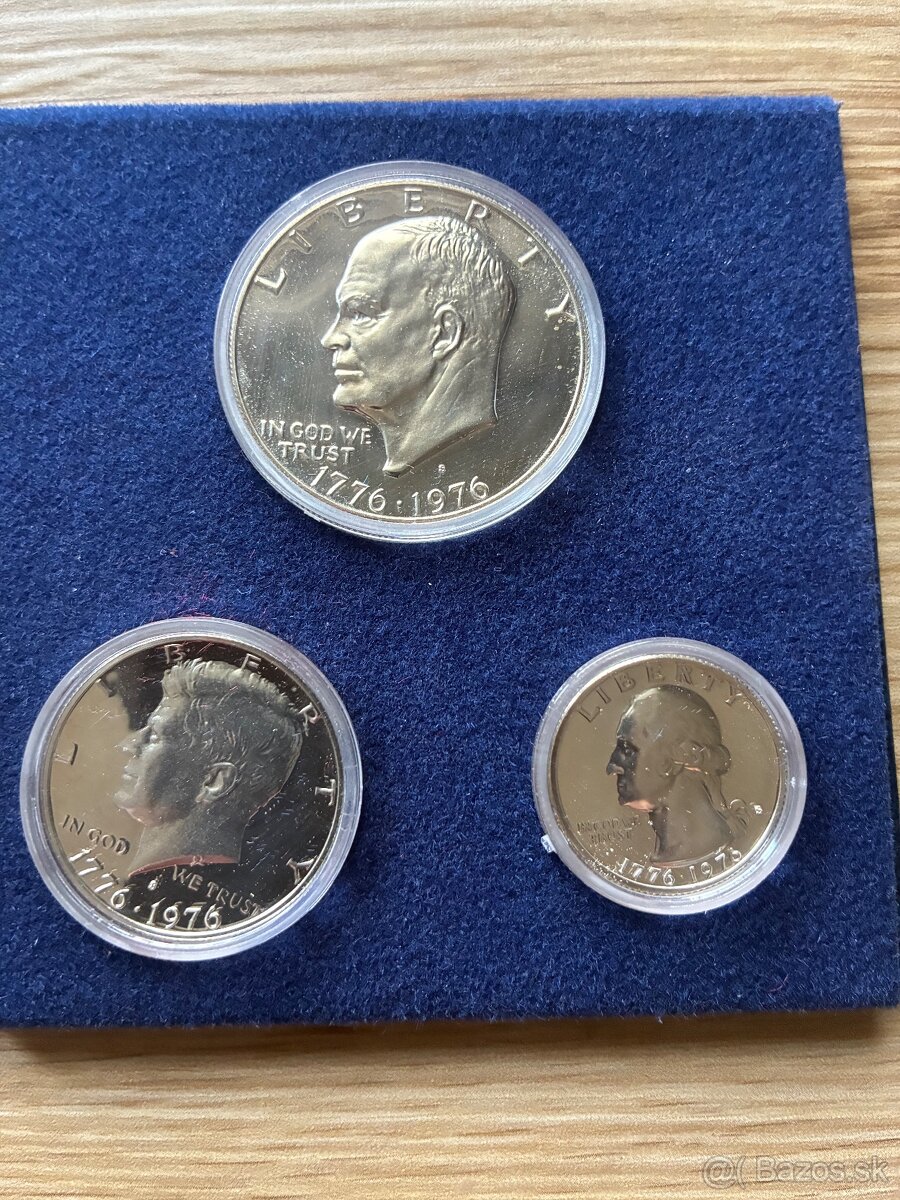 USA set 1776-1976 mince striebro - 3