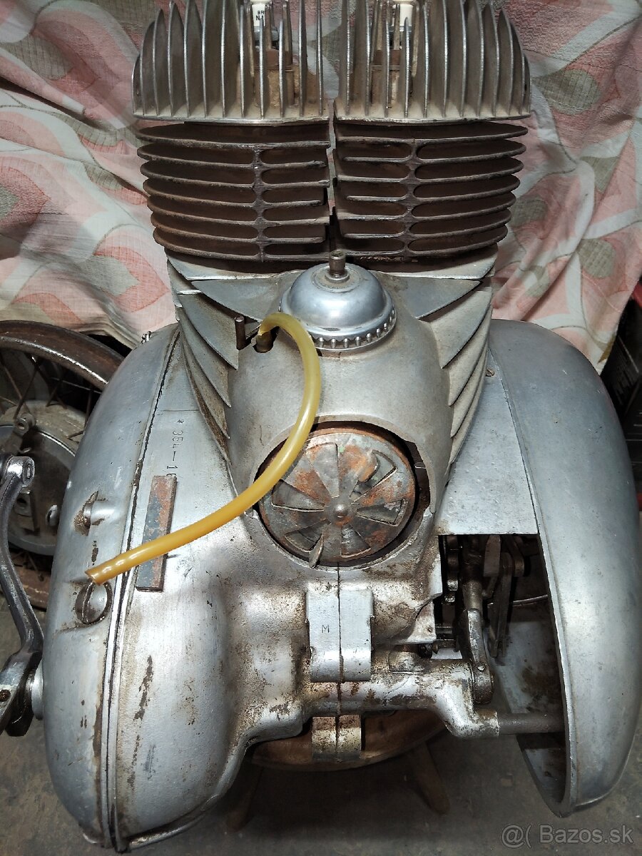 Jawa 350 typ 354 motor - 3