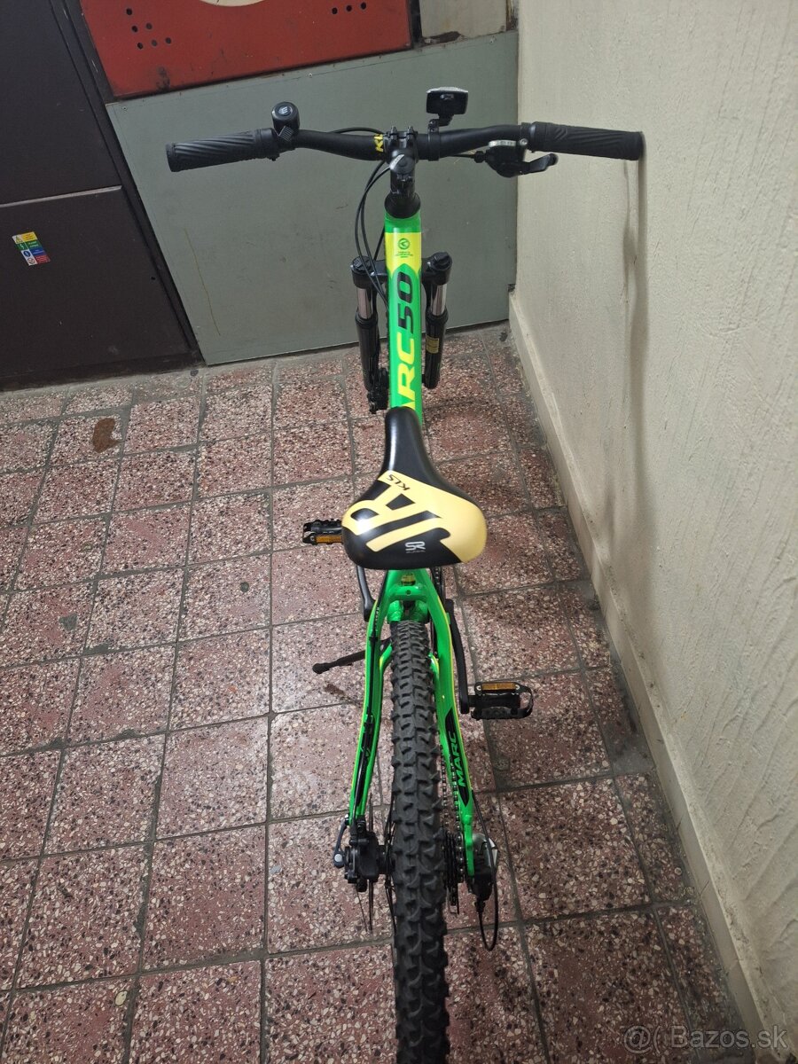 Predám detský bicykel 24kola Kellys zeleny - 3