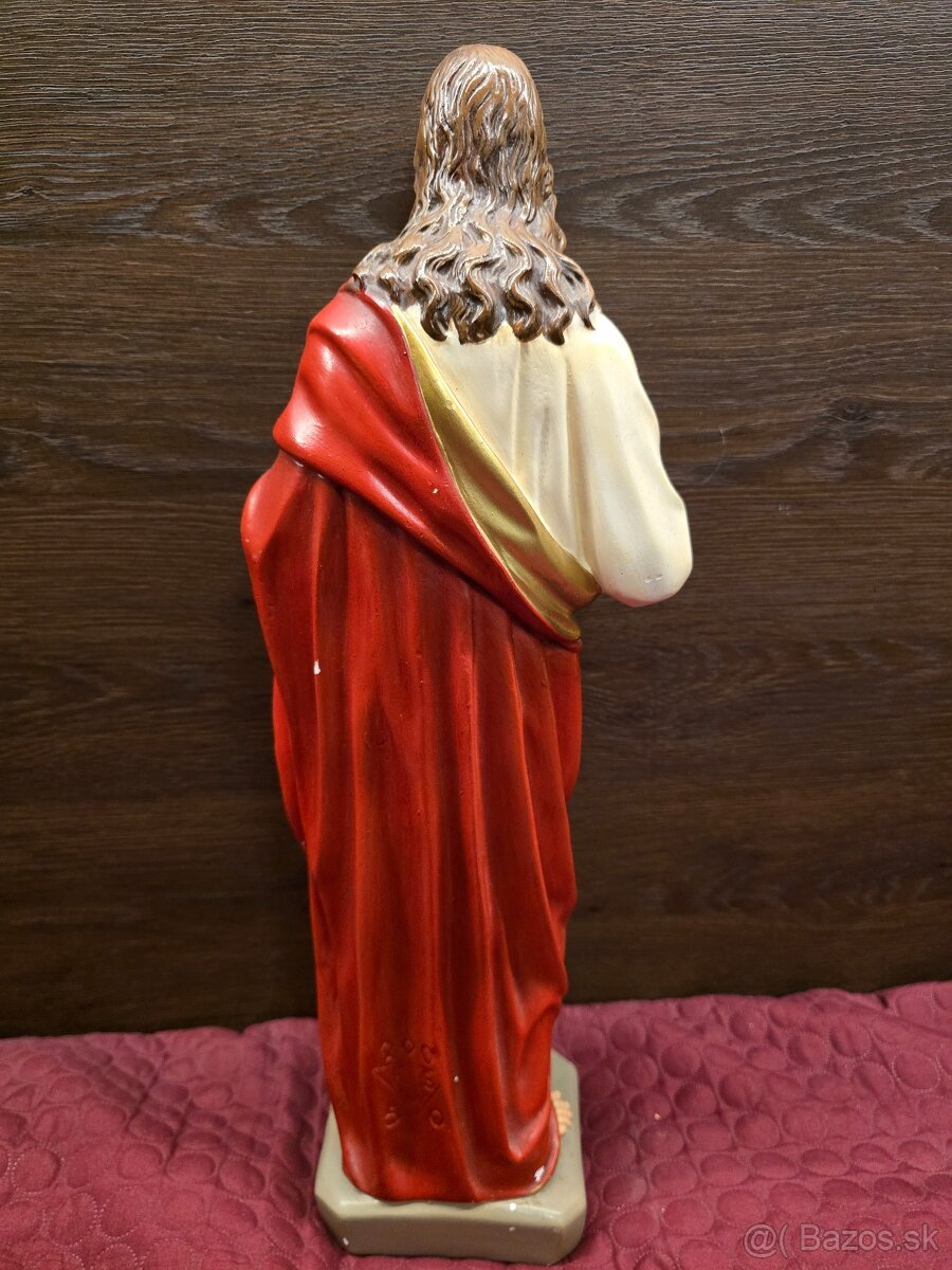 Sádrová socha Ježiša cca 55 cm - 3