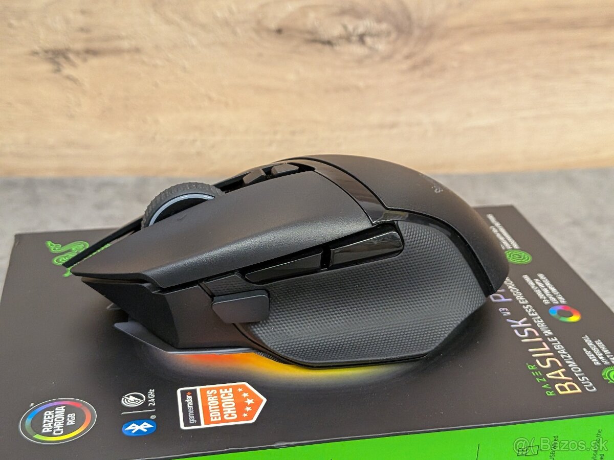 Herná myš Razer Basilisk V3 Pro – Black - 3