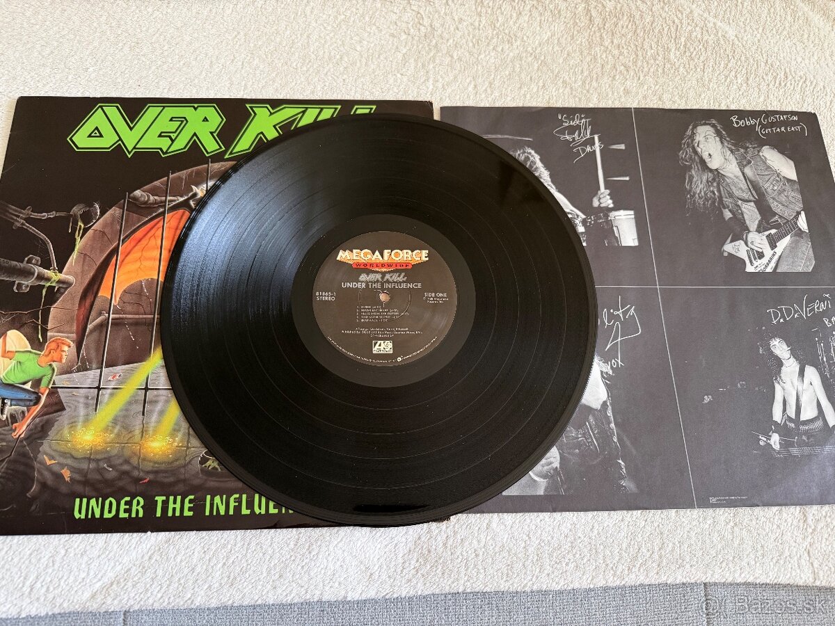 Over Kill – Under the influence (Megaforce Worldwide, 1988) - 3
