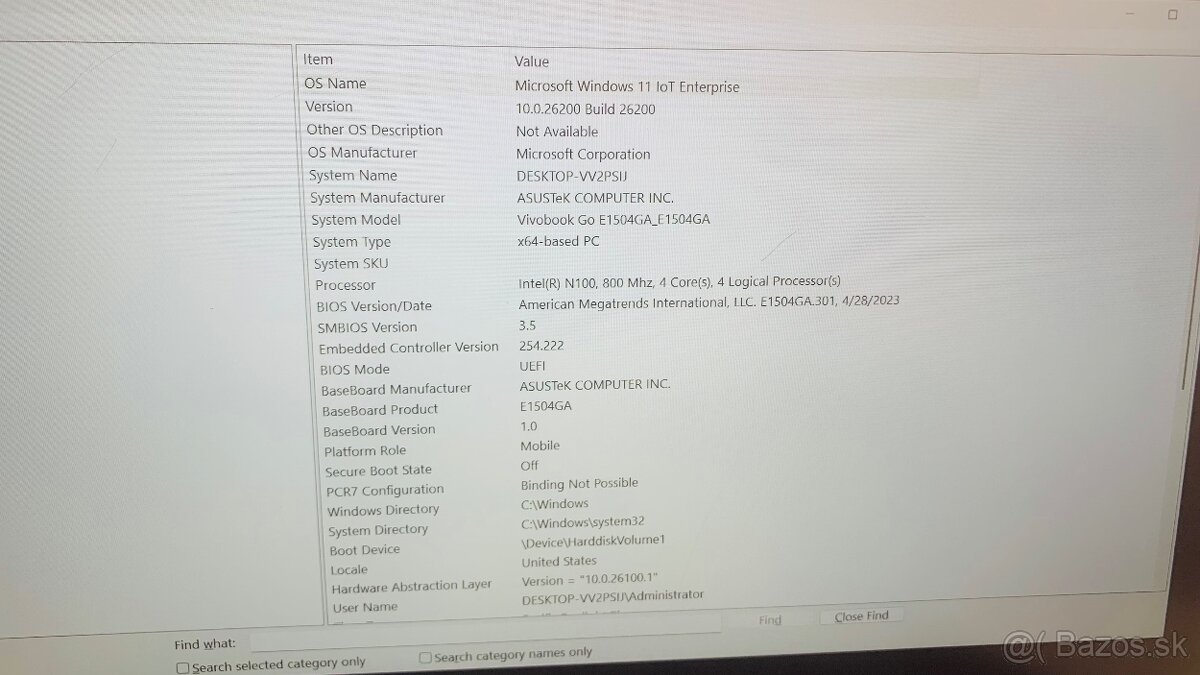 Asus Vivobook Go15 E1504G - 3