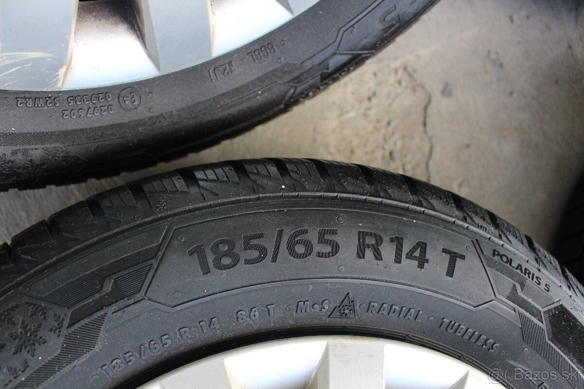 14".. 5x100 r14..ORIG..DIEL..ŠKODA.ROOMSTER...ZIMNA..SADA - 3