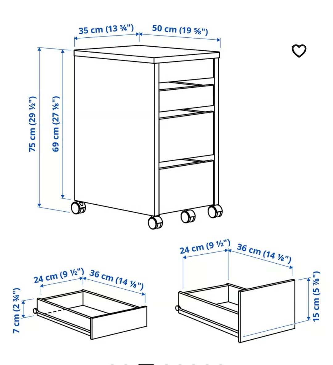 Písací stôl a suplikovy regál Ikea - 3