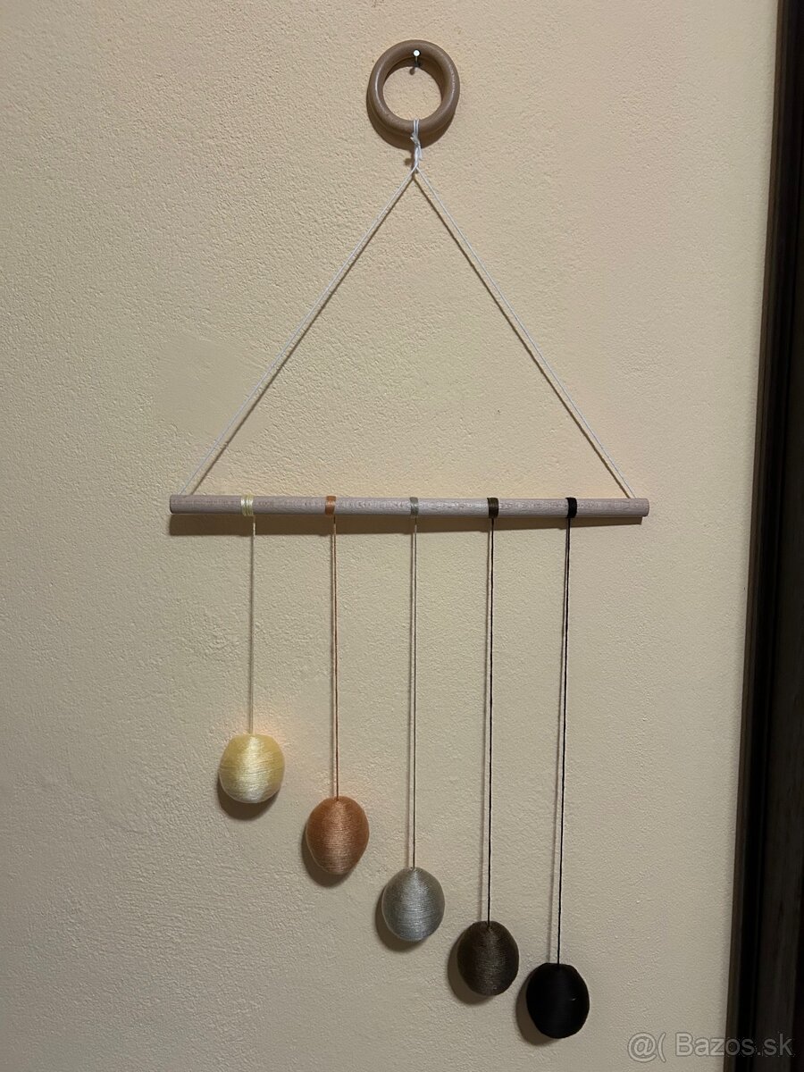 Montessori Gobbi Mobile – ručne vyrobený záves pre bábätká - 3