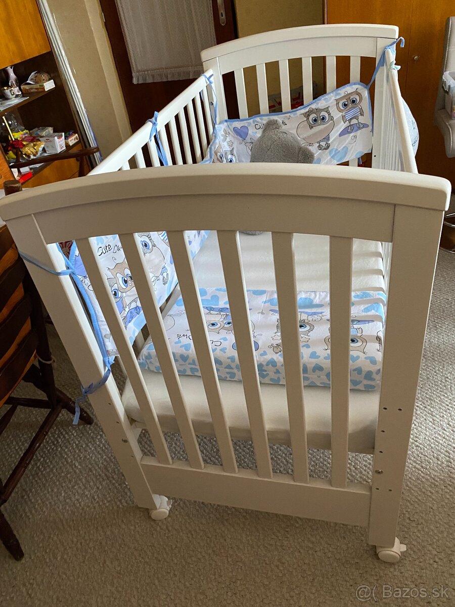 Detská drevená postieľka - 3