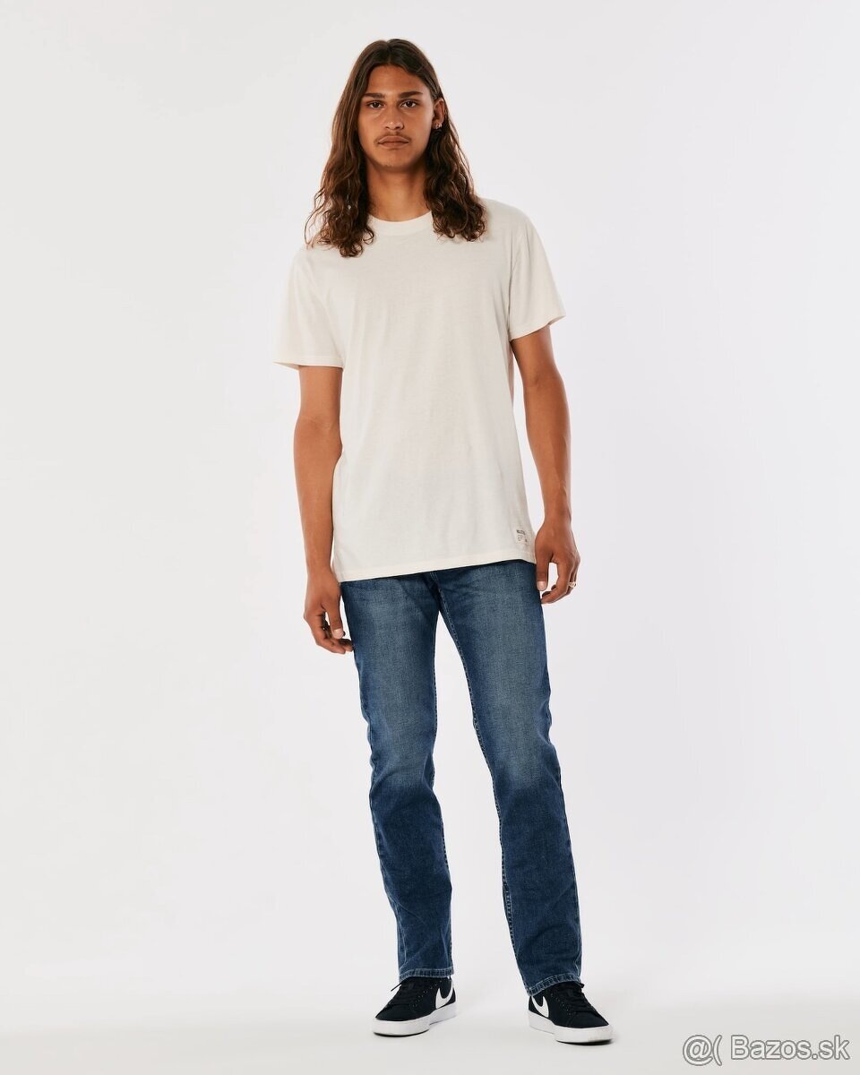 TRIČKO HOLLISTER krémové veľ. M + darček - 3