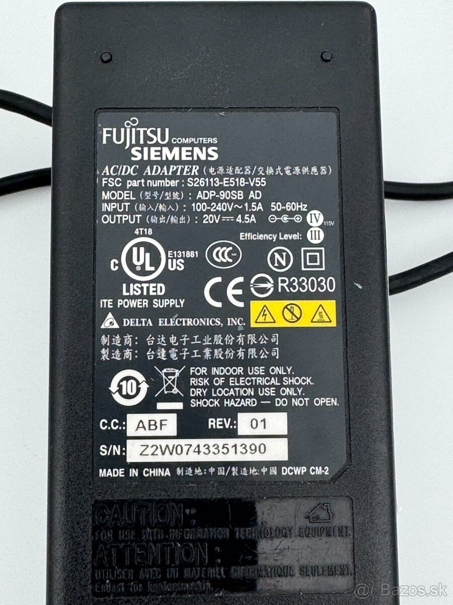 Nabijacka notebooku Lenovo ADP-90SB AD - 3