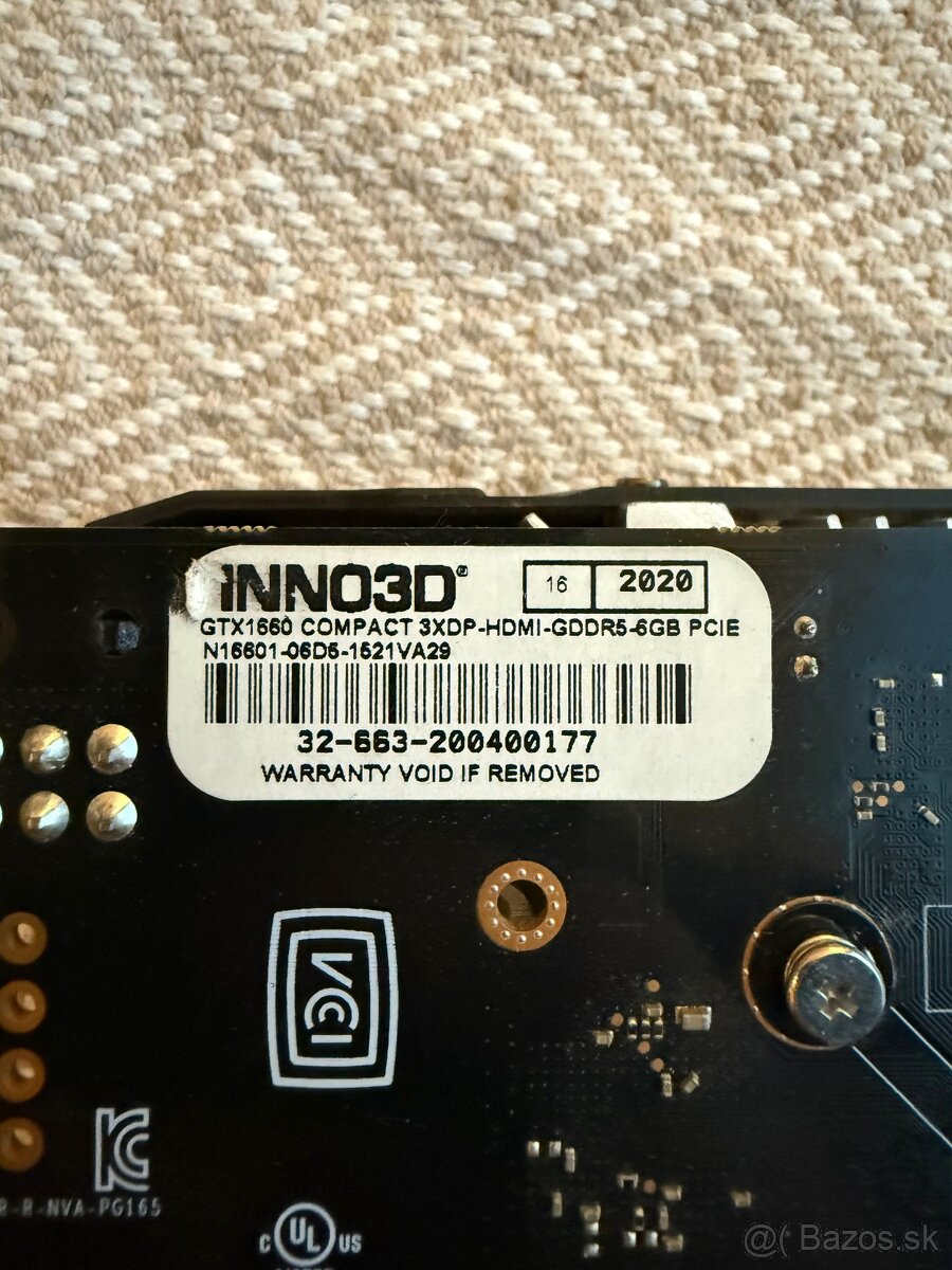 🎮NVIDIA GTX 1660 6GB (INNO3D Compact) - 3