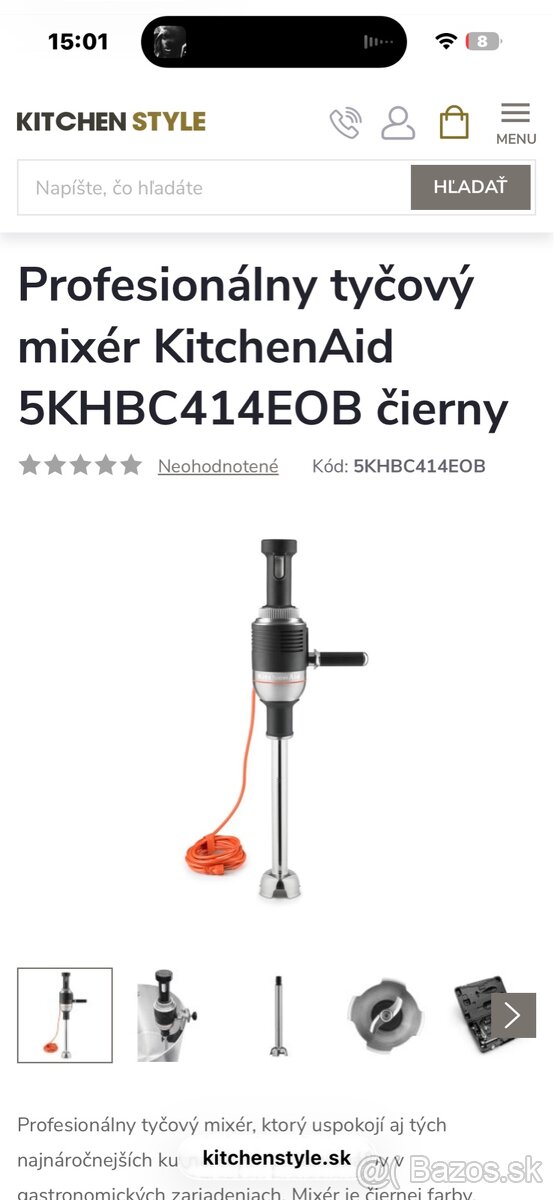 Profi tyčový mixér Kitchen Aid - 3