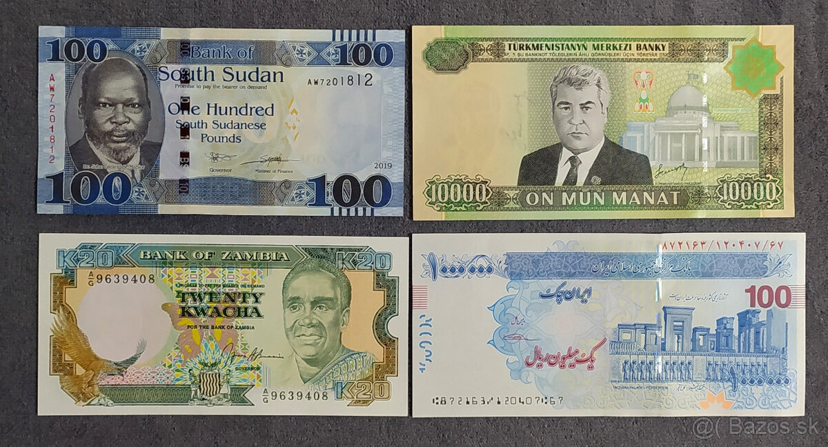 Bankovky svet UNC 1 - 3