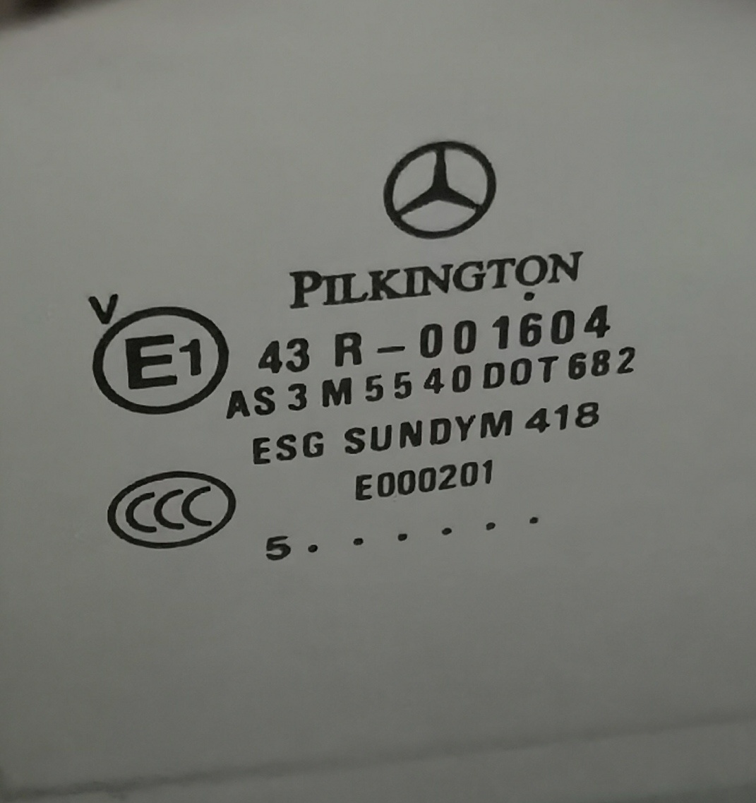 Mercedes C W203 okná Avantgarde pravá strana - 3