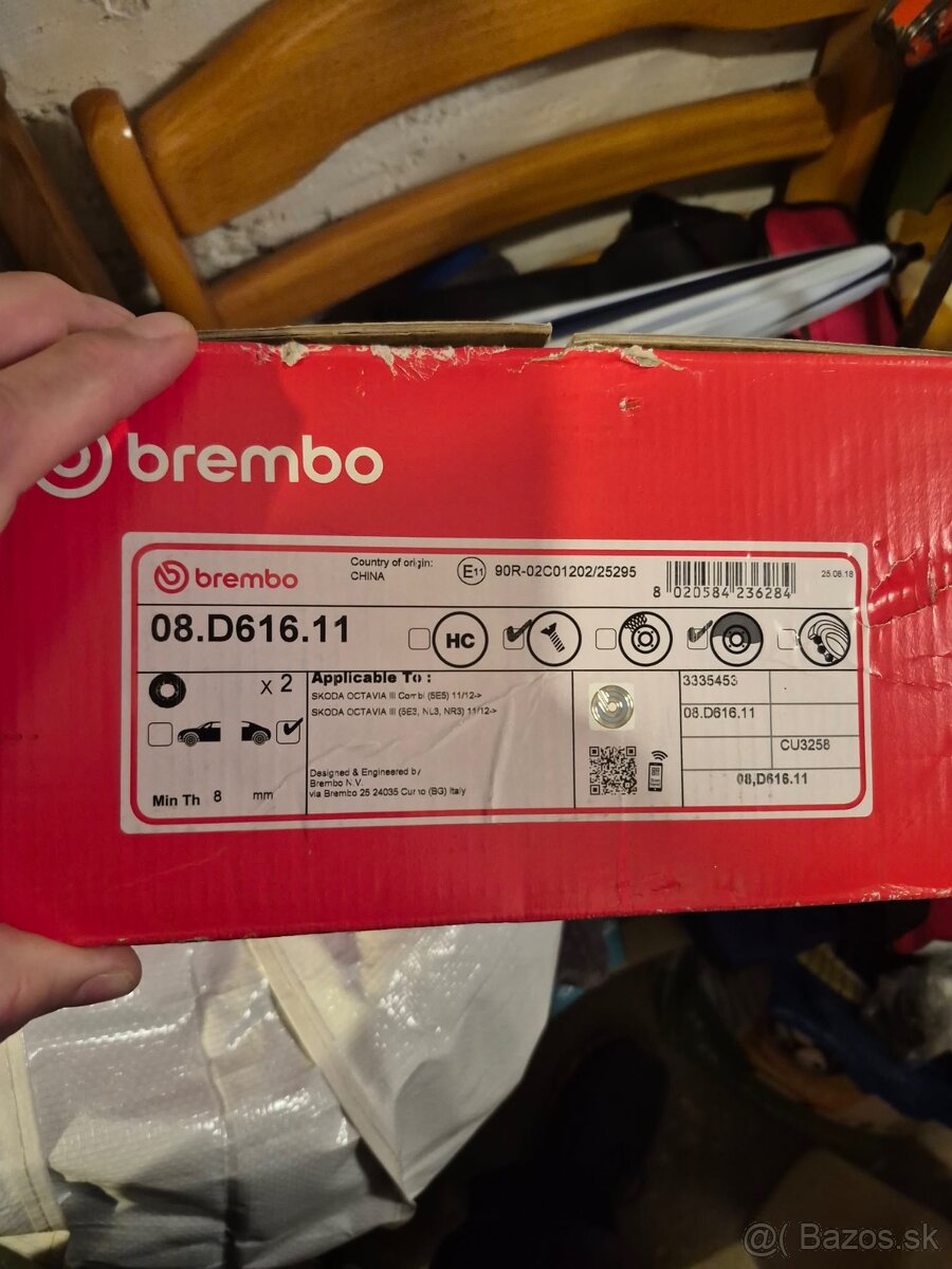 Zadné komplet brzdy Octavia 3 2017- - 3