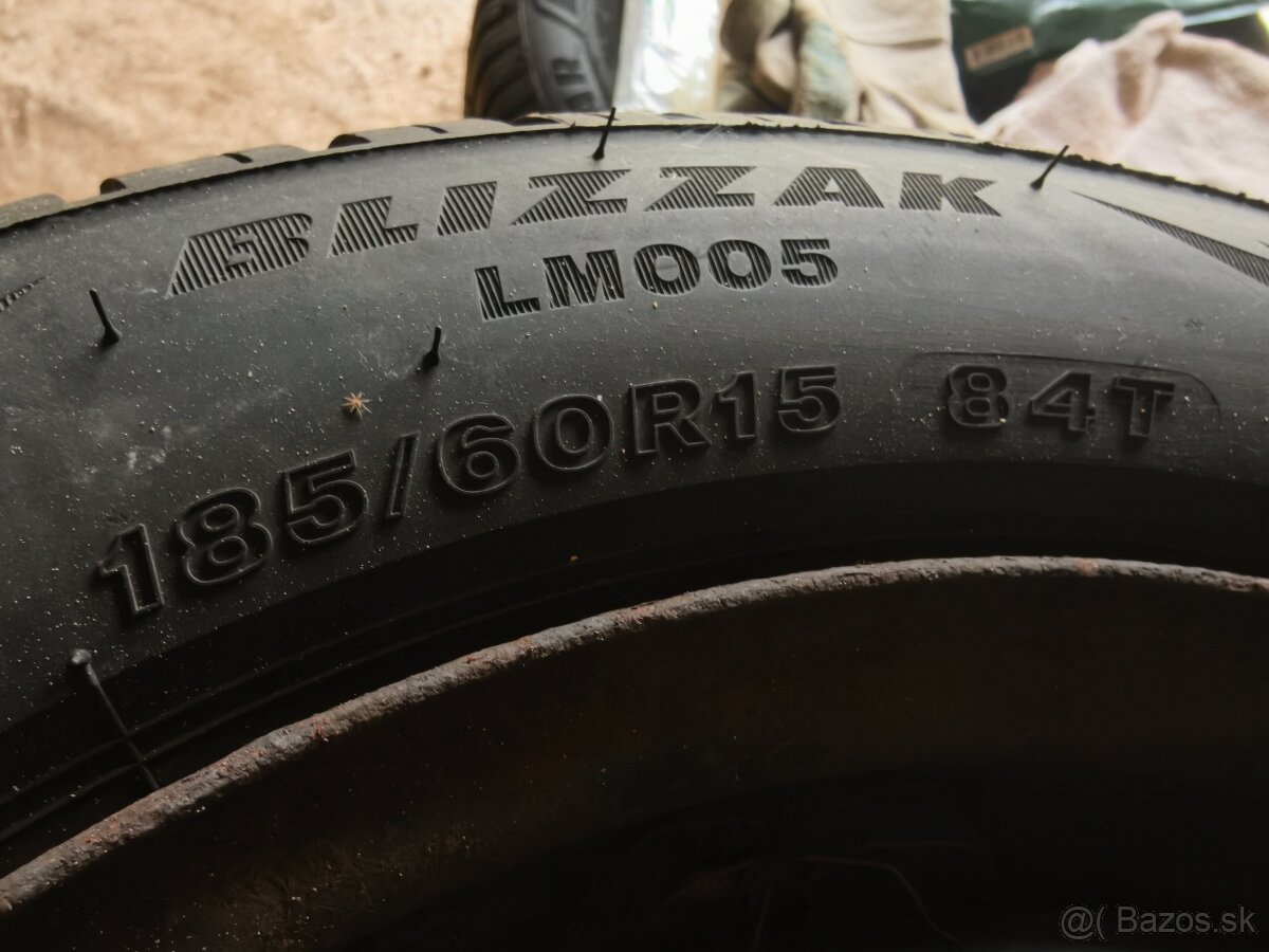 BRIDGESTONE LM005 s plechovymi diskami - 3