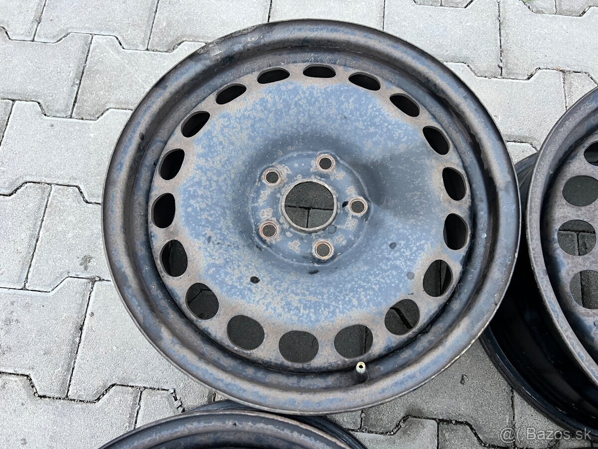 7J ET45 plechové disky 5x112 R16 - 3