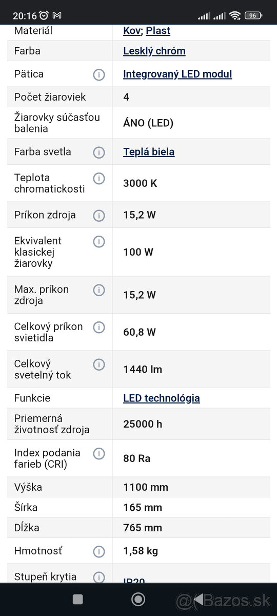 LED luster - 3