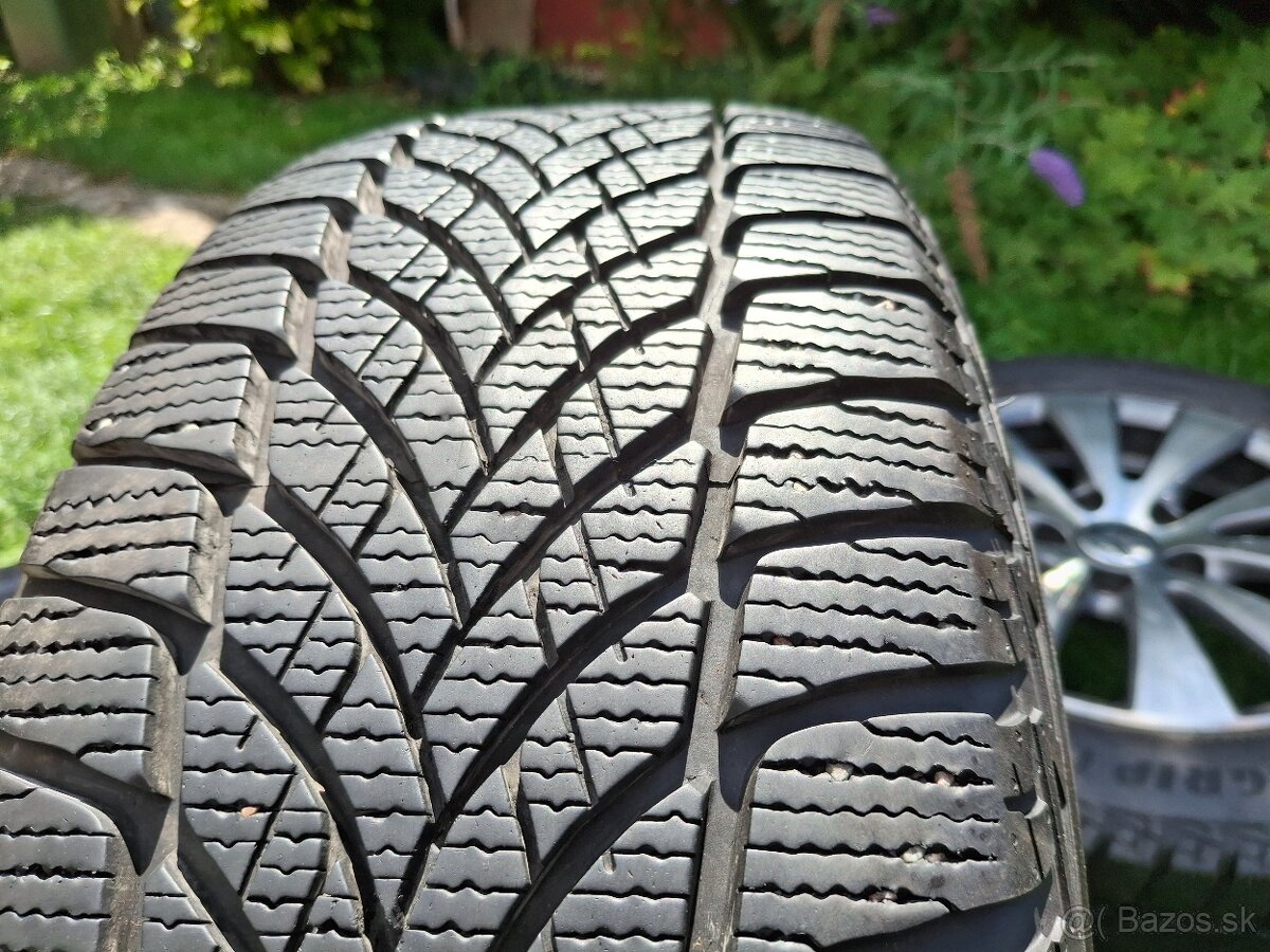 16" ALU 5x112 orig VW a iné +zimne 215/60 r16 8mm, - 3