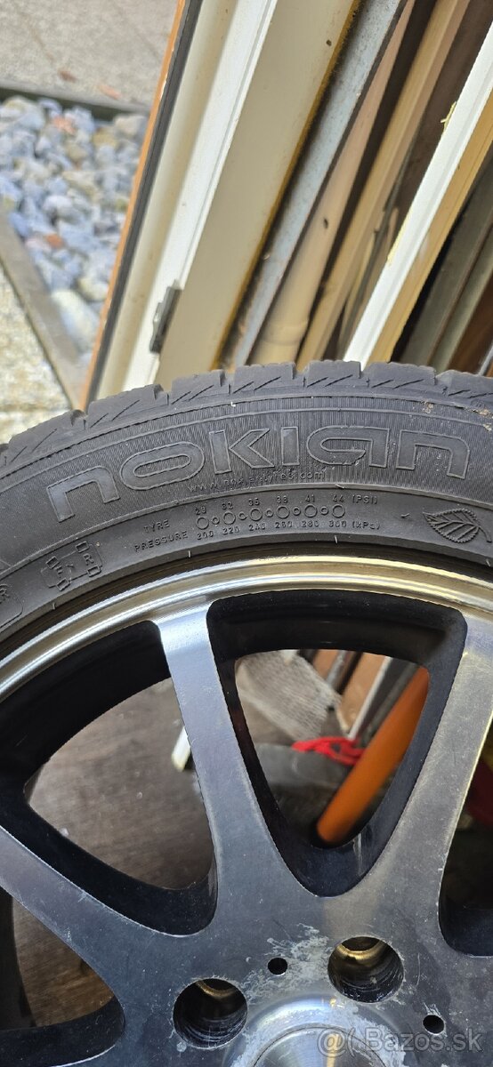 Zimné gumy Nokia s diskami Dezent. - 3