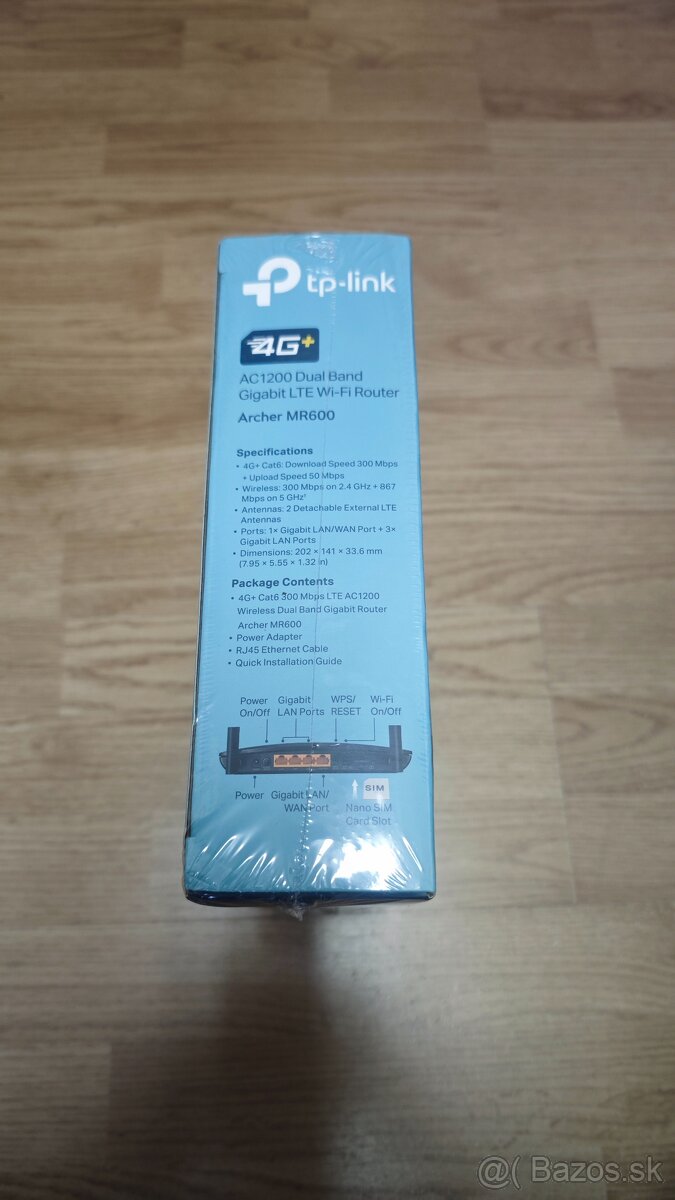 Predám nový 4G+ LTE router TP-Link MR600 - 3