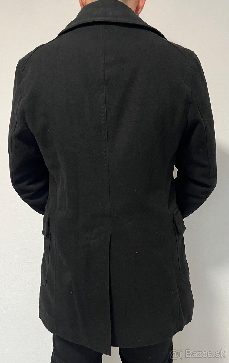 Pánsky čierny kabát - 3