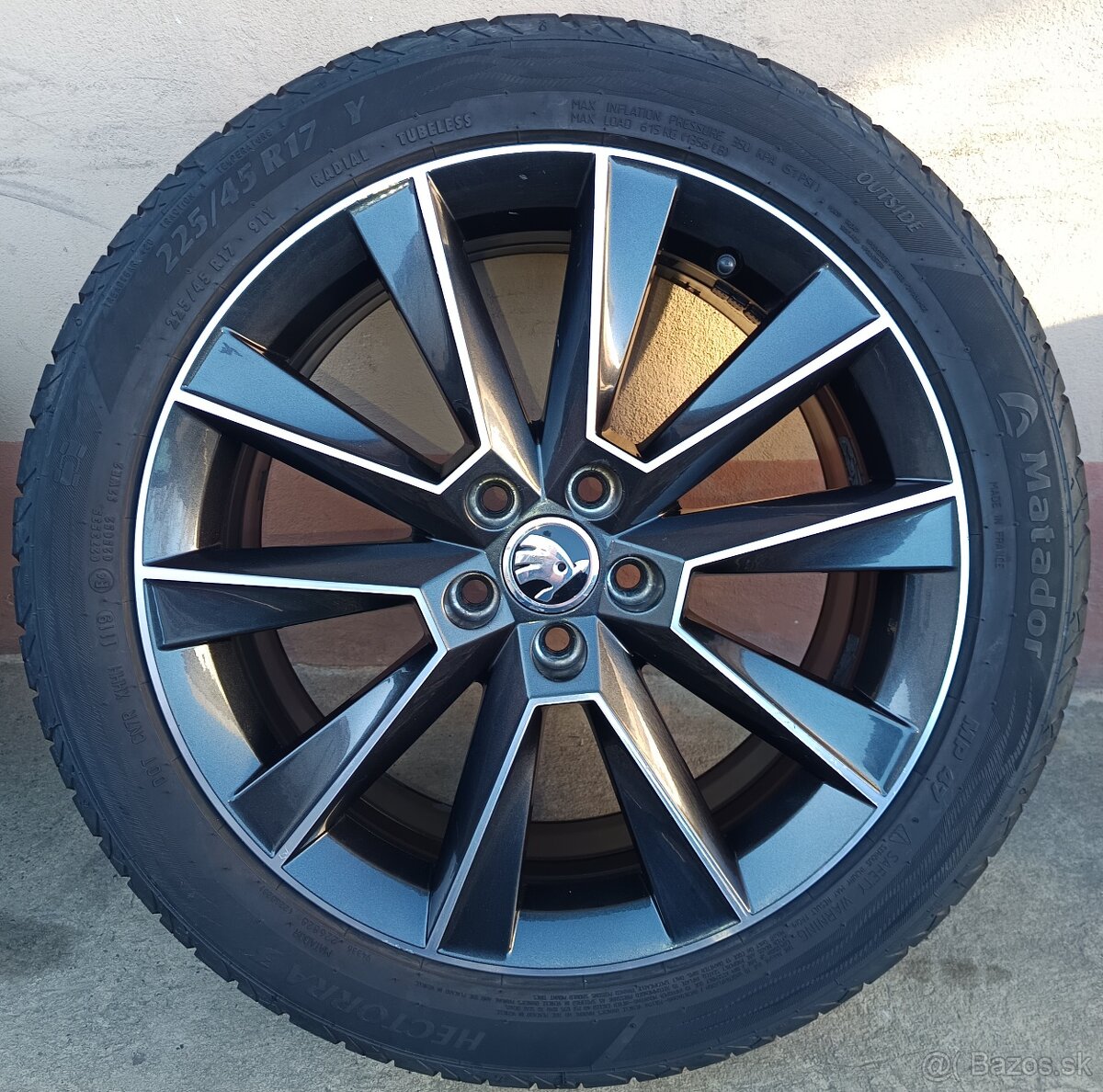 Alu disky Škoda R17 5x100 - 3