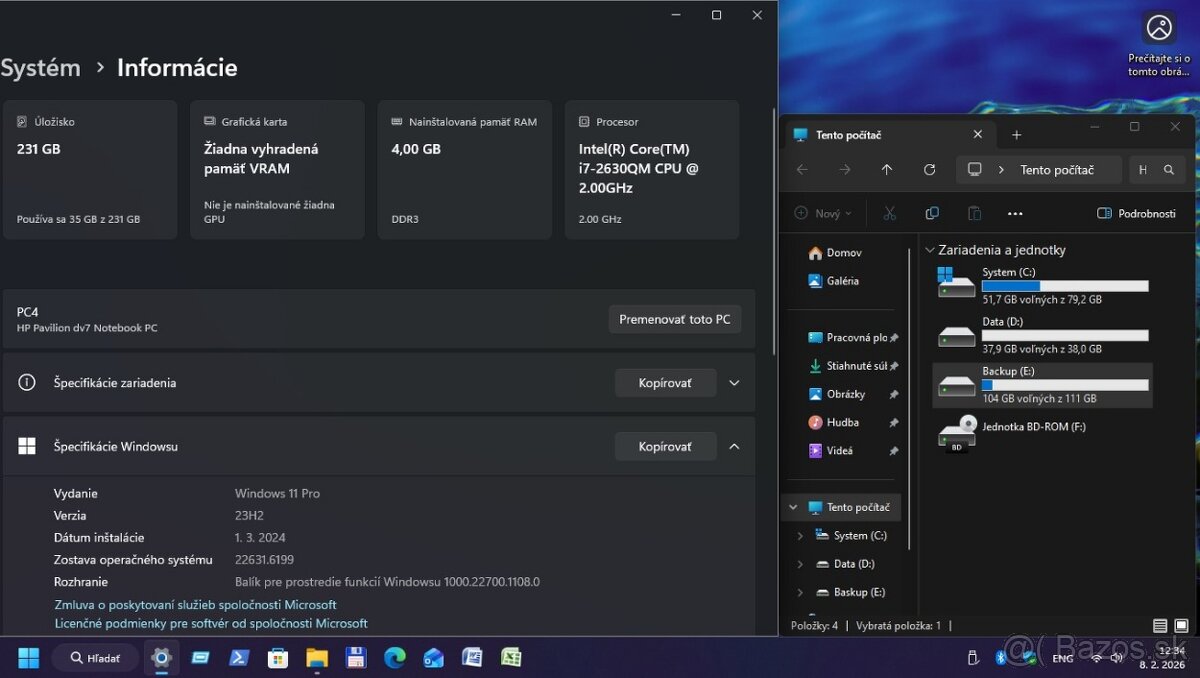 Základná doska pre HP pavilion DV7 6000 ser. - 3