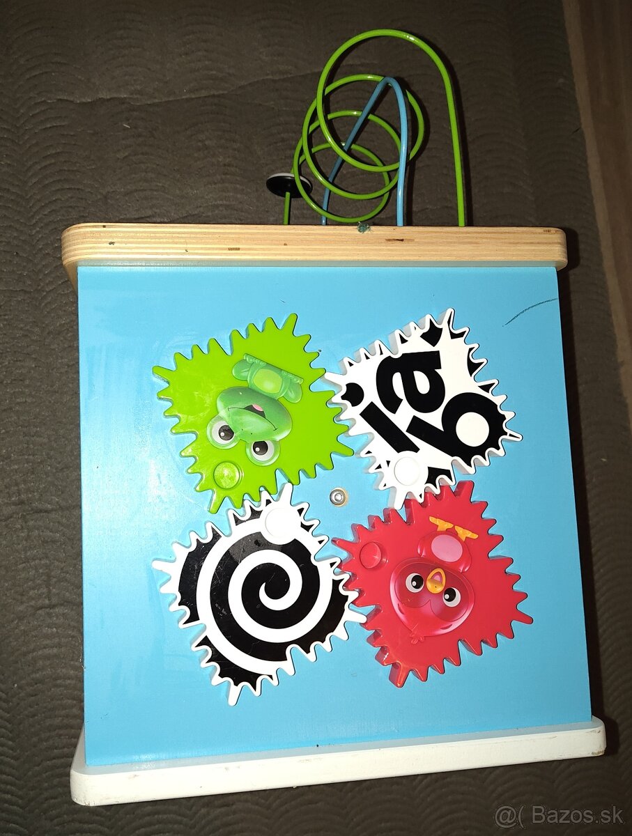 👶🧠BABY EINSTEIN HRAČKA DREVENÁ AKTÍVNA KOCKA - 3