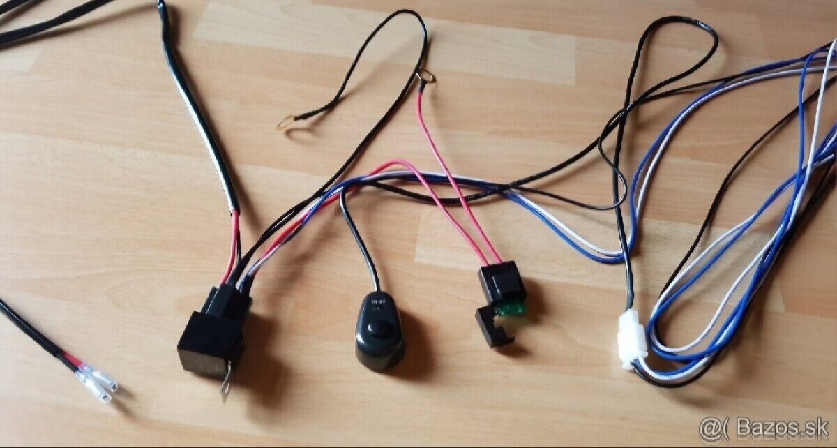 Kabeláž na led rampy - svetla