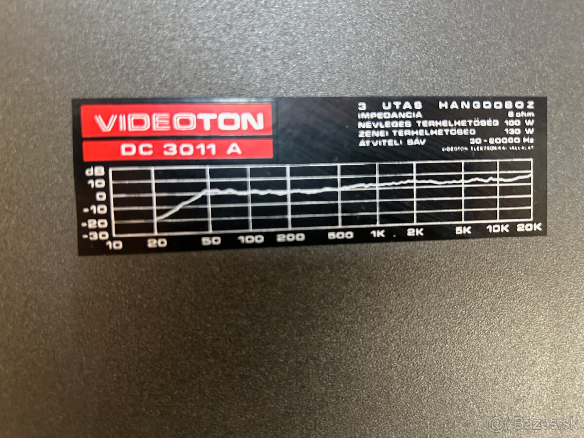 Reprosústava VIDEOTON DC 3011A vo výbornom stave - 3