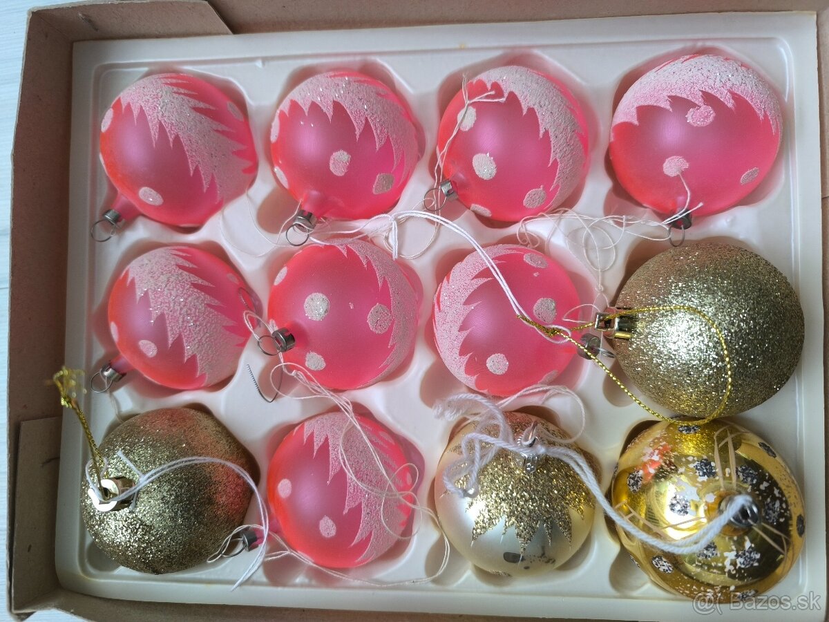 Retro vianočné gule - 3