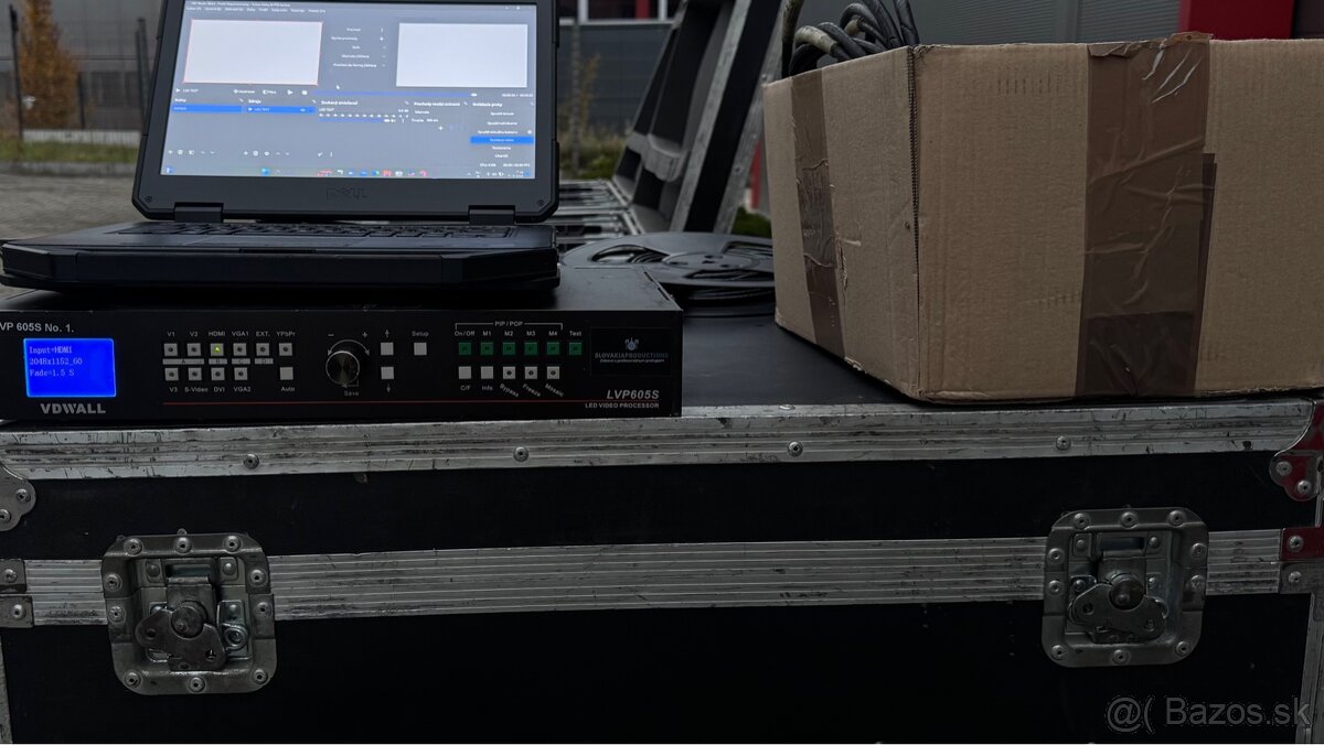 LED obrazovka P6.66 – outdoor (7,4 m²) 3,84mx1,92m - 3