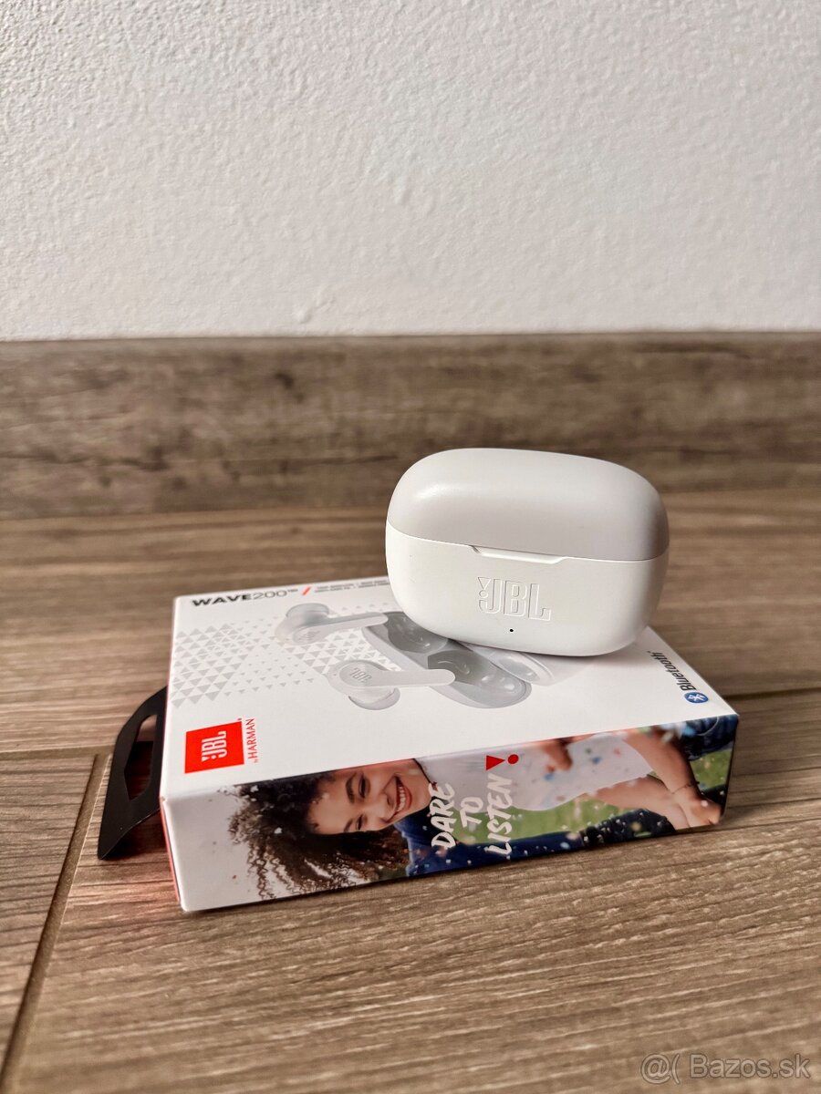 Slúchadla JBL Wave 200 tws biele - 3