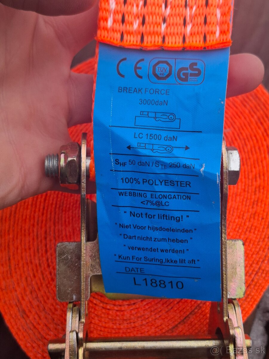 Gurtne, upínacie popruhy 10m - 3