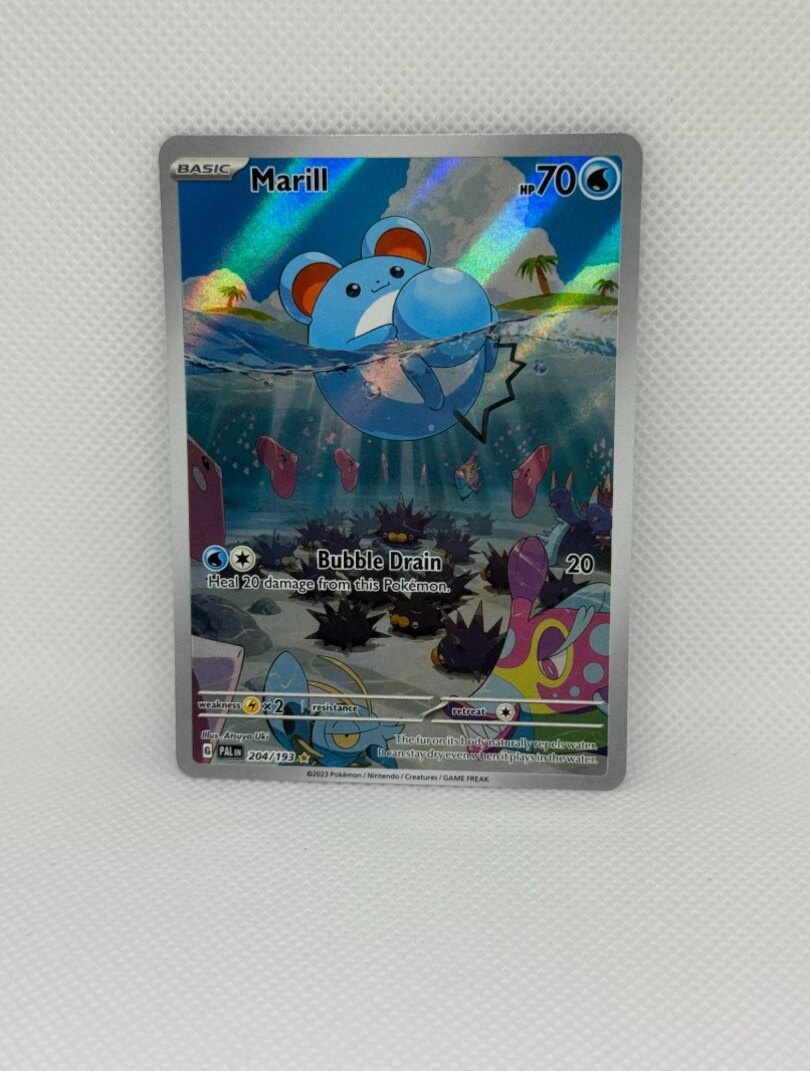 Pokémon karta Marill 204/193 – Paldea Evolved – IR - EX - 3
