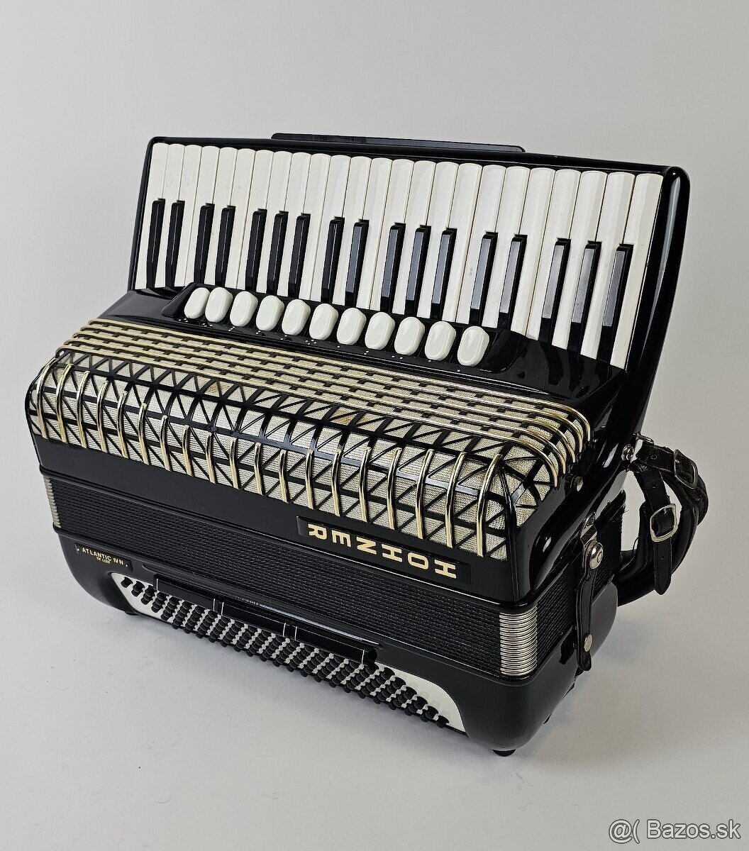Predám akordeón Hohner Atlantic De Luxe. 120 Basový - 3