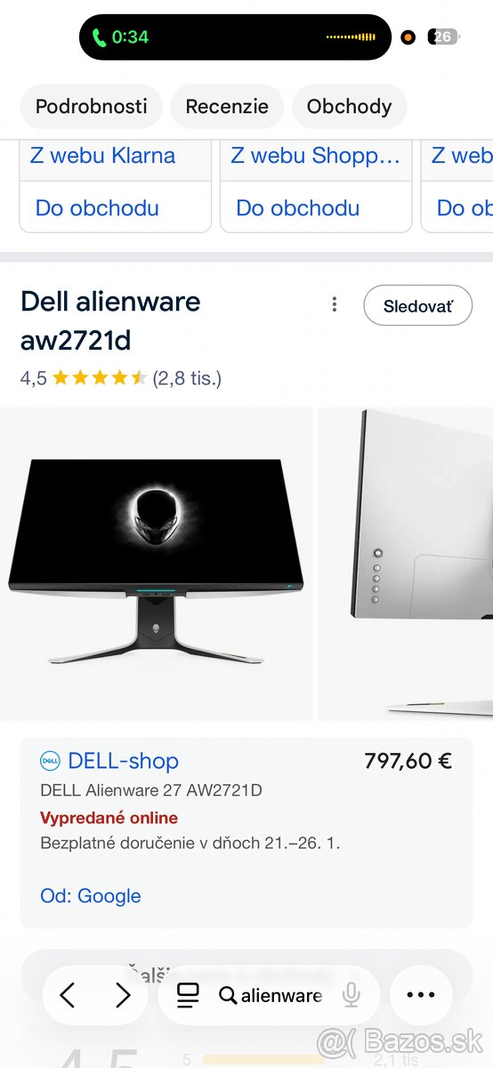 Dell Alienware Monitor - 3