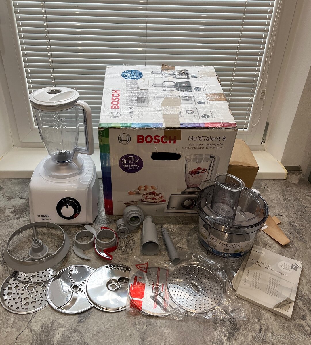 Bosch MultiTalent 8 MC812W501 kuchynský robot - 3