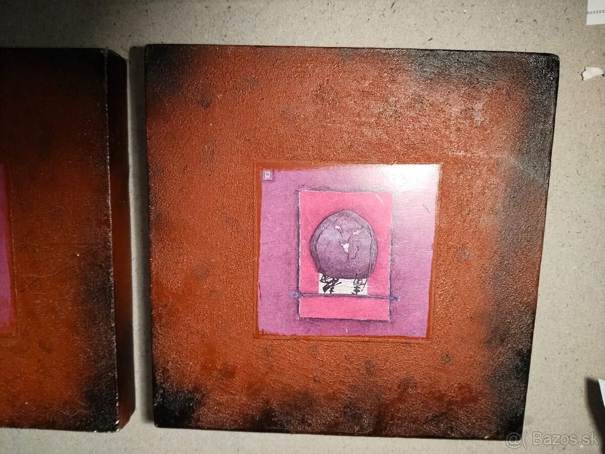 Svitky Paměti olej na plátně - 3