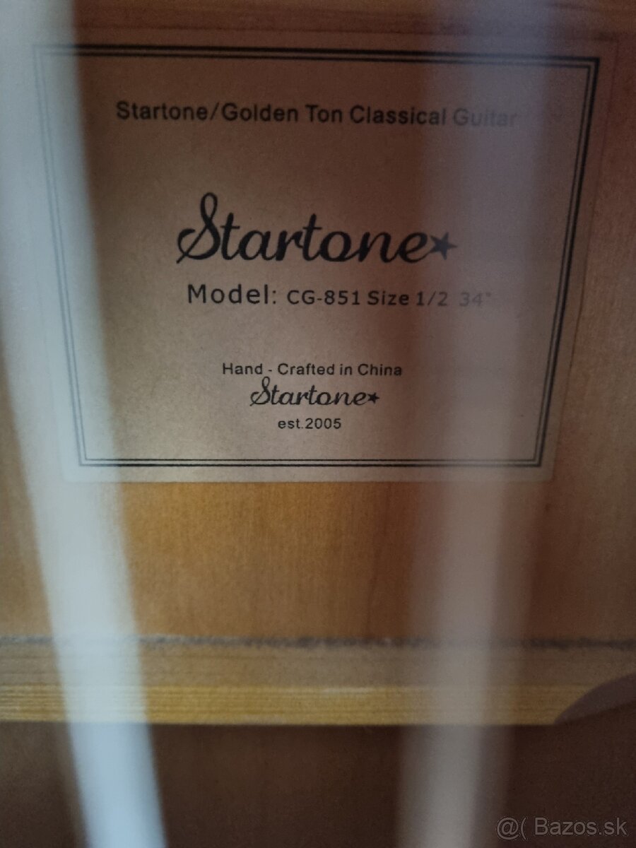 Klasická gitara 1/2 + príslušenstvo - 3